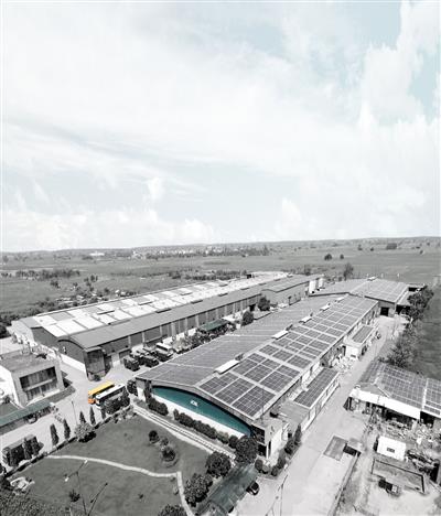 JCBL plant top view.